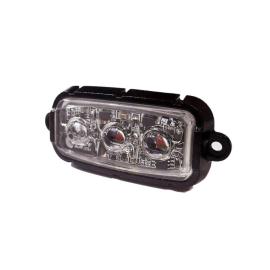 3 LUCI FLASH A LED ARANCIONI R65 - 10/30V